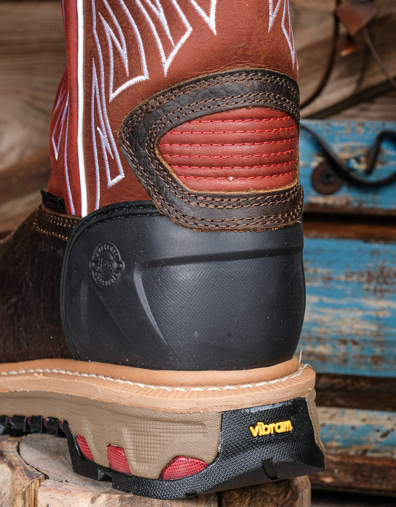 Men's Roughneck Waterproof Steel Toe Western Work Boots WK2115