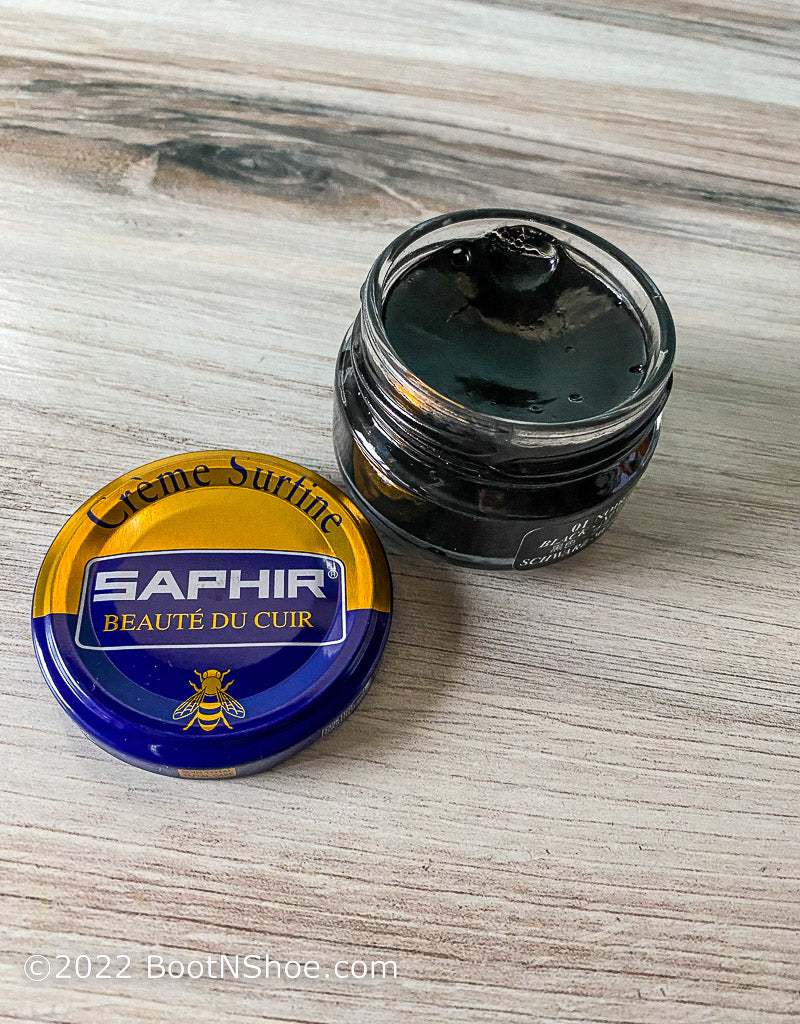 Saphir Shoe Cream Beaute du Cuir Creme Surfine 50ml Glass jar (Bronze)