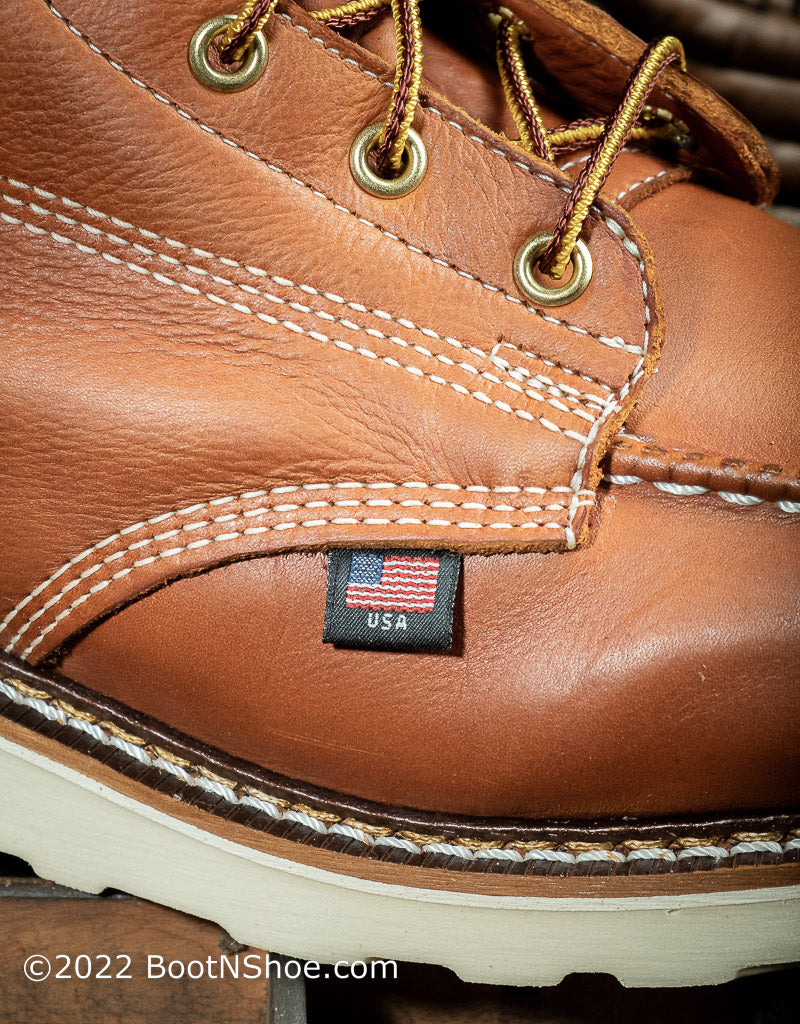 American Heritage Men's Steel Moc Toe 8" Wedge Boots 804-4208