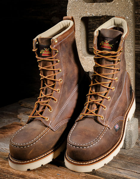 Men's 8” American Made Moc Steel Toe 804-4378 — Boyers BootnShoe