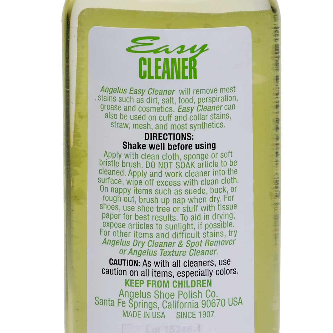  Angelus Easy Cleaner Sneaker Cleaner- Safetly Cleans dirt &  Grime on all Fabric Types- Great for Shoes, Coats, Jackets, Canvas, Vinyl &  More- 8.6 oz : Clothing, Shoes & Jewelry