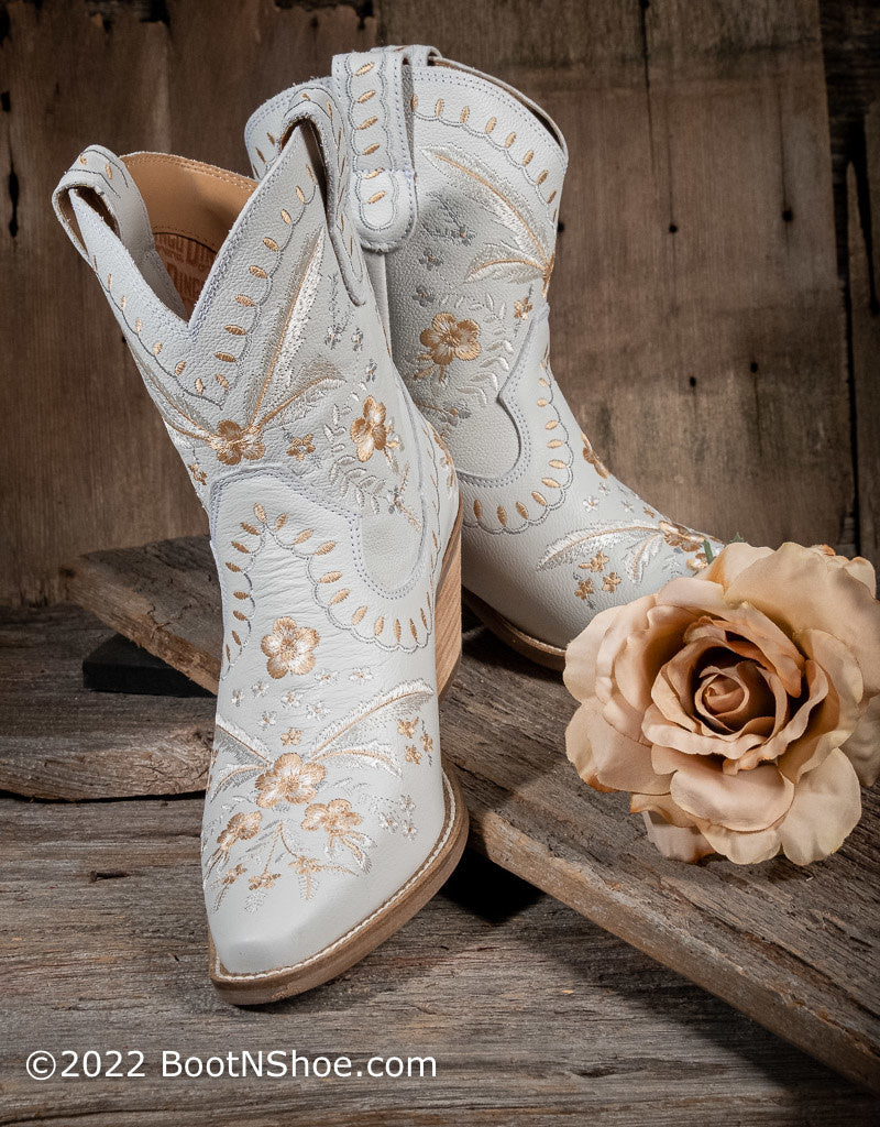 Rustic Wedding Cowboy Boots White Booties Wedding Women's