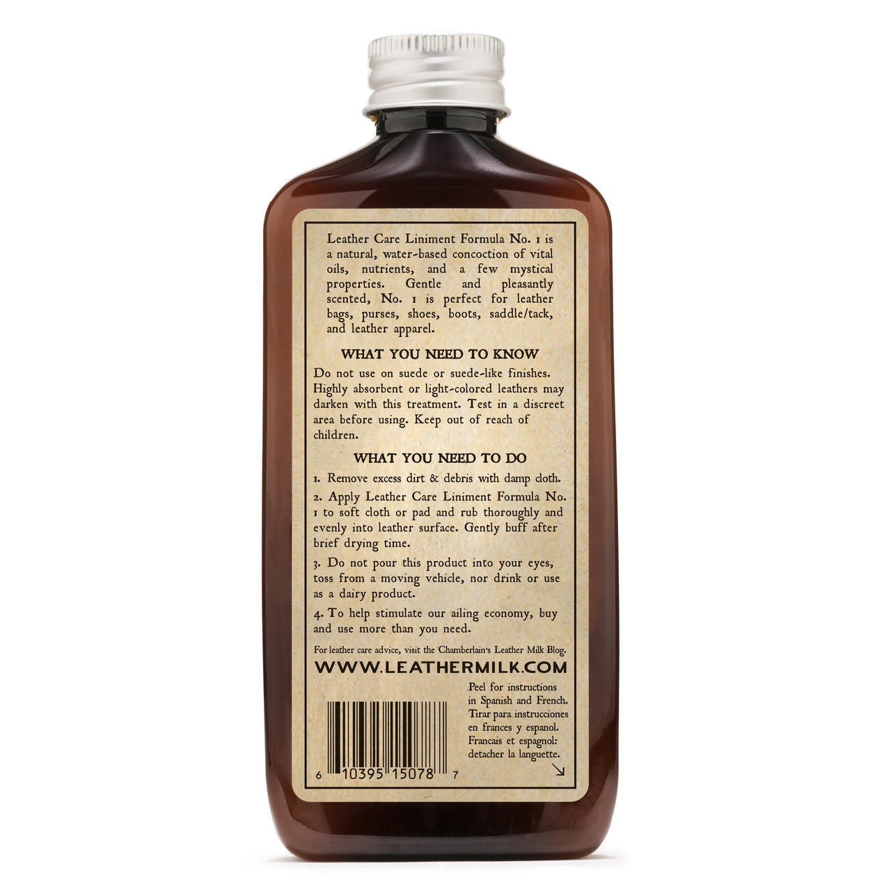 Chamberlain's Leather Milk - Formula No. 1 Leather Care Liniment 6OZ