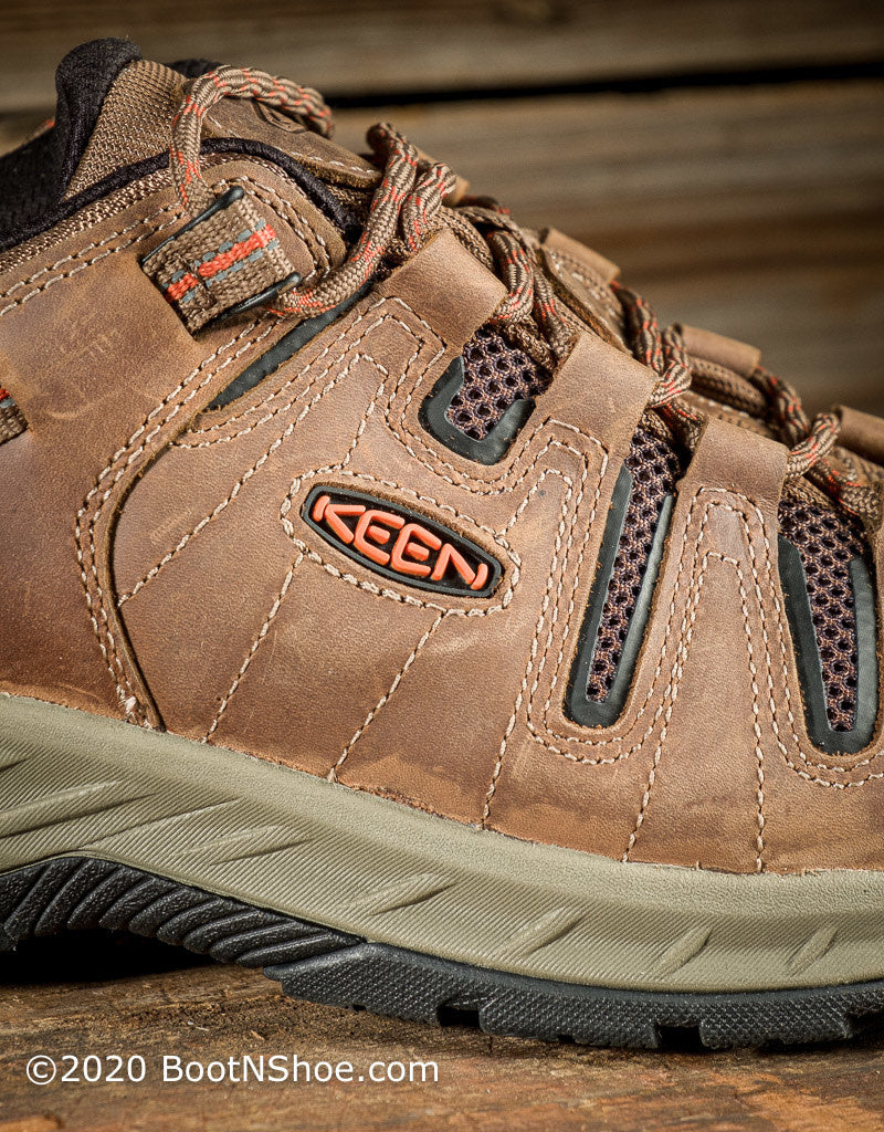 KEEN Utility Men's Flint 2 Low Steel Toe Waterproof Non Slip Work Shoe Cascade Brown Orion Blue KEEN Utility Men's Flint 2 Low Steel Toe Waterproof Non Slip Work Shoe Cascade Brown Orion Blue