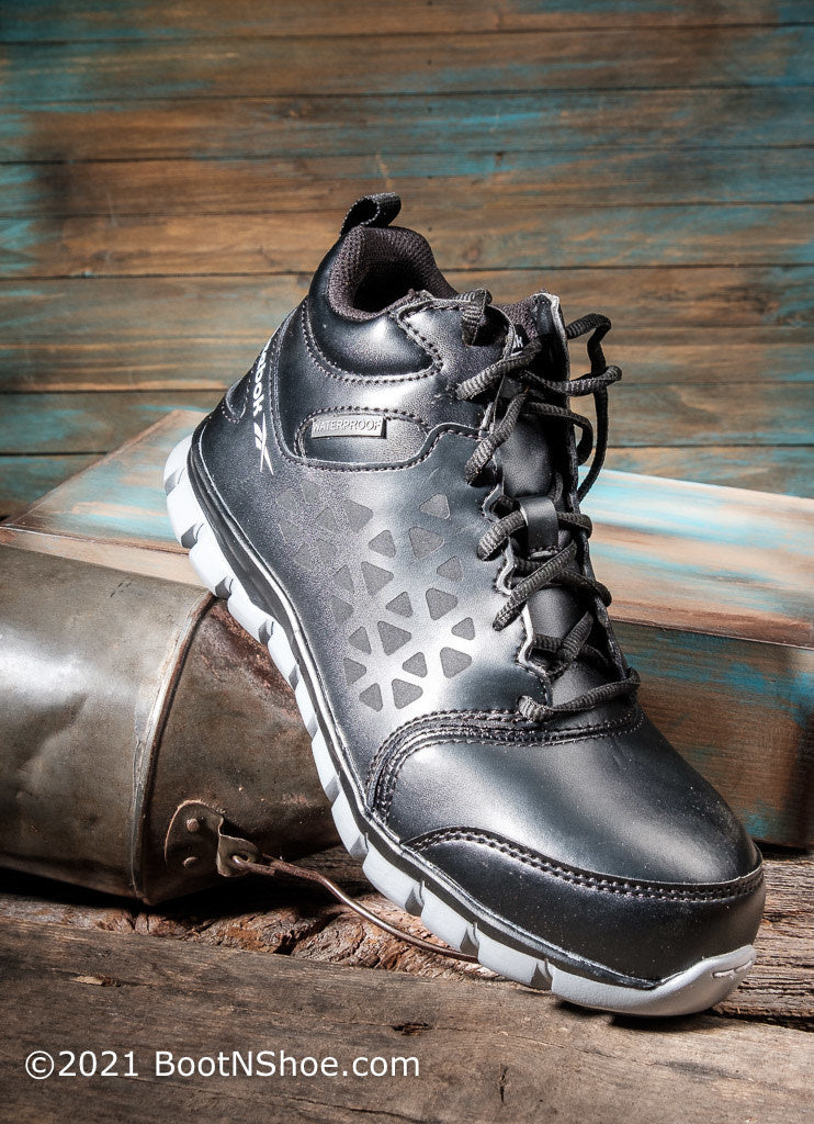 Men's Waterproof Sublite Cushion Mid-Cut Composite Toe Work Shoe RB4144