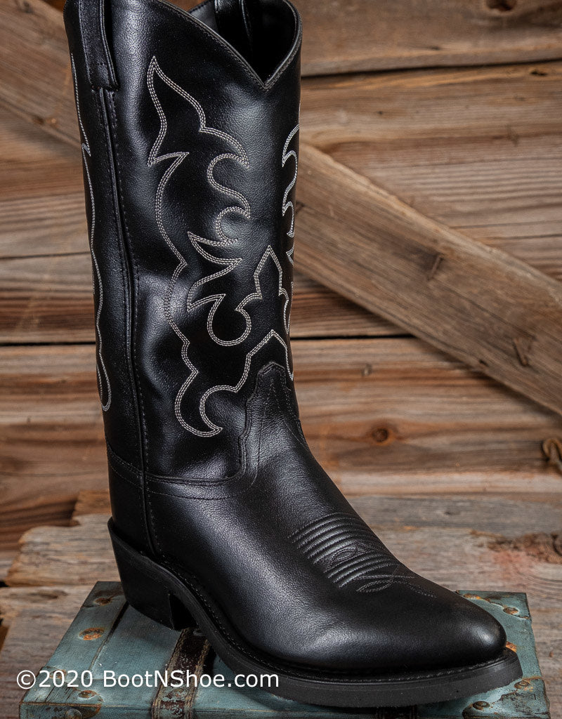 Men's Black Paris Western Boots 4240 — Boyers BootnShoe