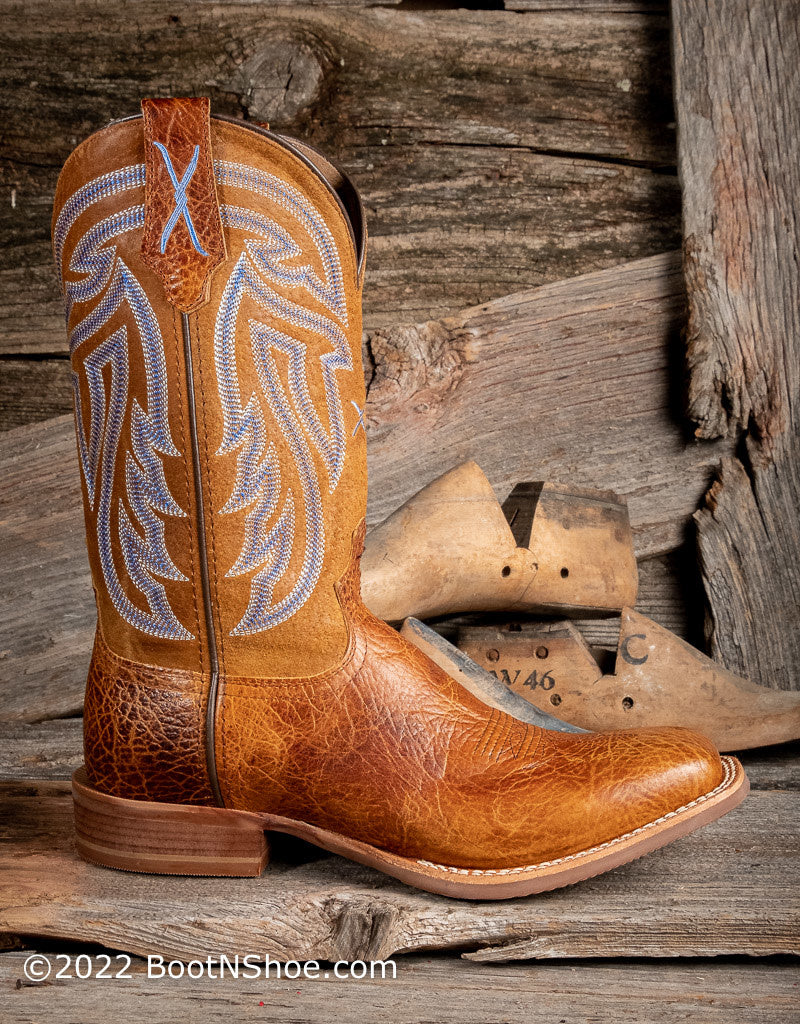 MRA0001 Twisted X Rancher Butterscotch Tan Square Toe Western Boot
